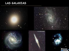 Diapositiva 5. Las galaxias