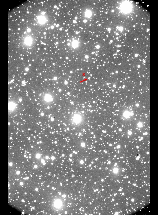 MAXI J1659-152 R-band image taken with MEROPE@MERCATOR. 6'x9.5' image.