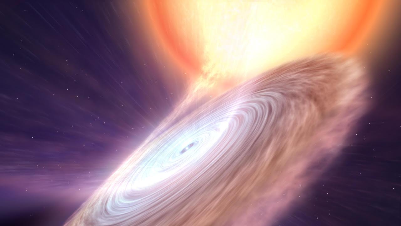 Simulación de un agujero negro