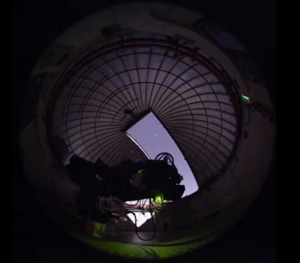 Telescope IAC80 - Inside dome - OT