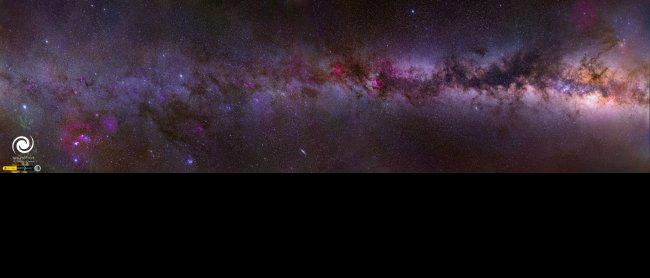 Milky Way North Hemisphere. Credit: J. C. Casado and D. Padrón