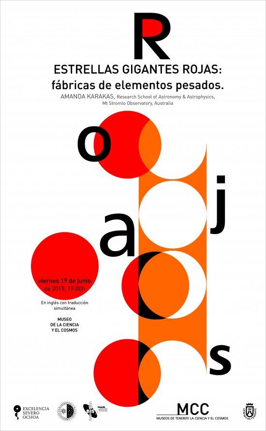  Poster for the lecture by Amanda Karakas. Design: Miriam Cruz, Museums of Tenerife.
