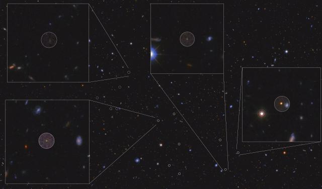 Galaxy cluster in formation Galaxy cluster in formation