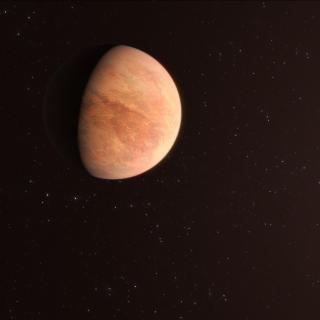 Recreación artística del sistema planetario L 98-59. Crédito: ESO/M. Kornmesser