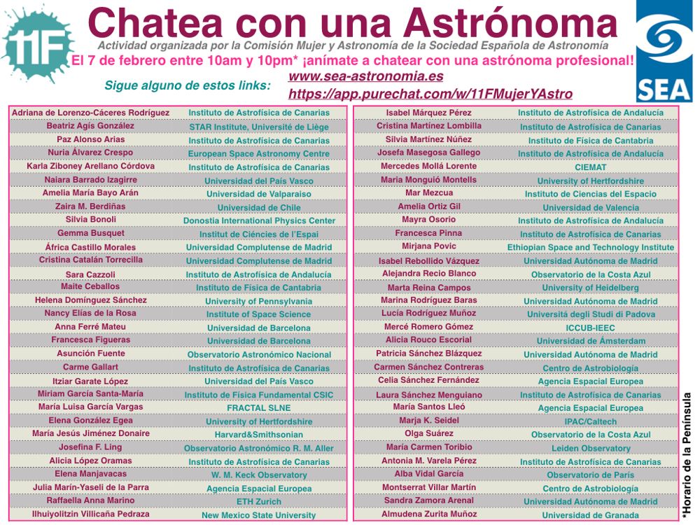 Astrofísica en femenino | Instituto de Astrofísica de Canarias • IAC