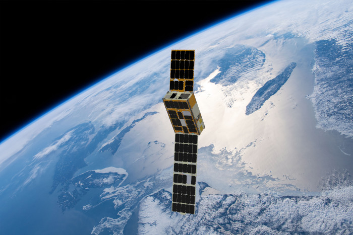 Artist’s impression of the ALISIO-1 satellite