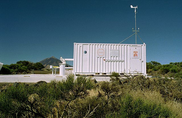 Image of the GONG installations at el Teide Observatory