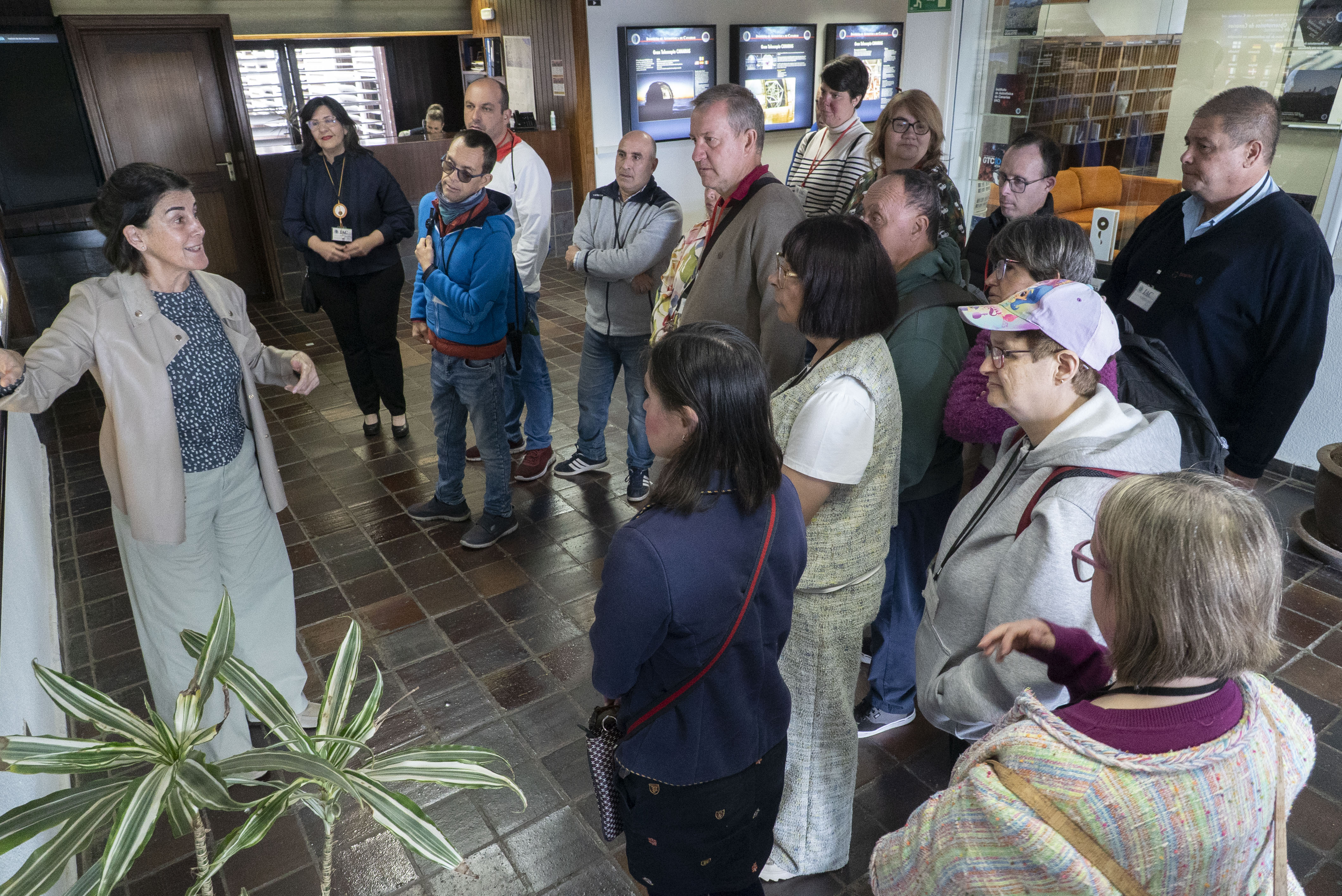 Visita a los integrantes del Taller Giro-Arte