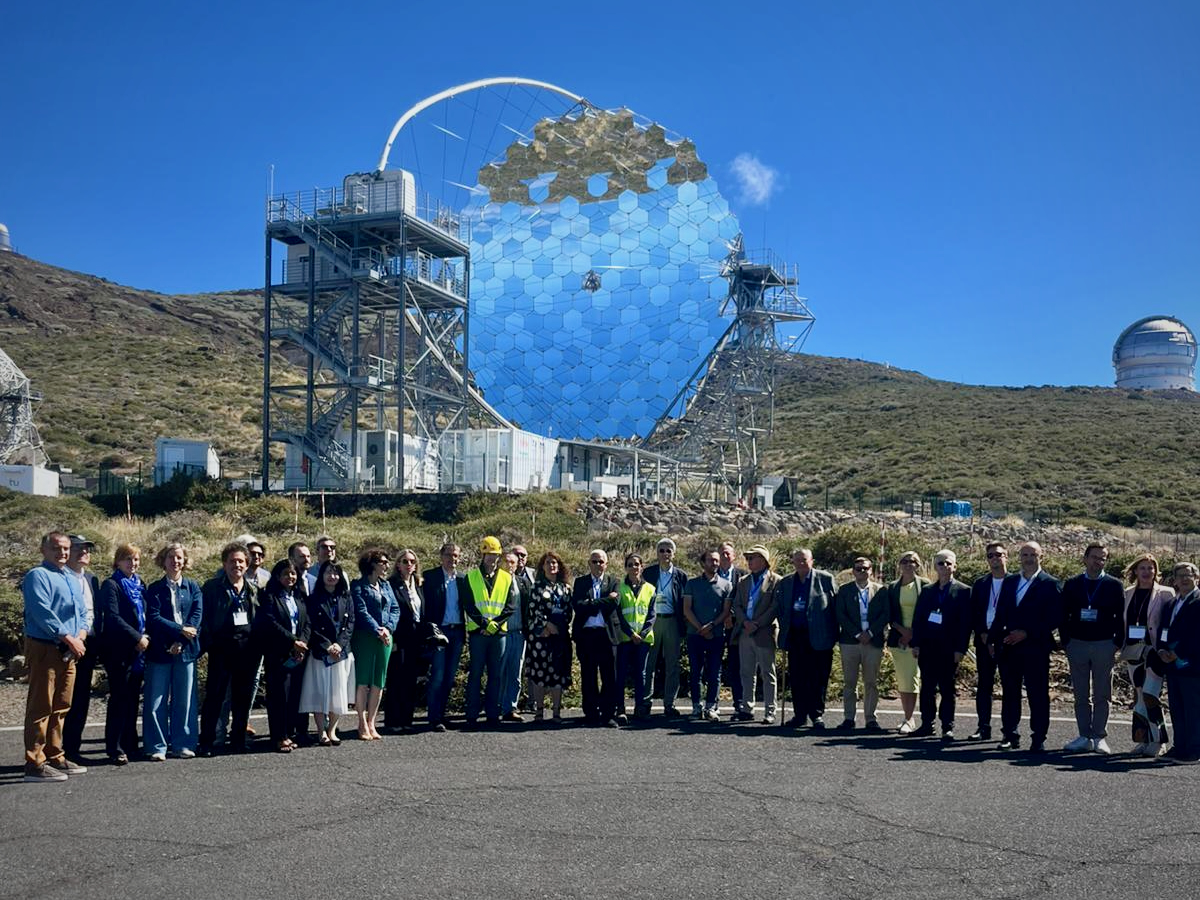 Visita de los asistentes de DiploInnova al Observatorio del Roque de los Muchachos
