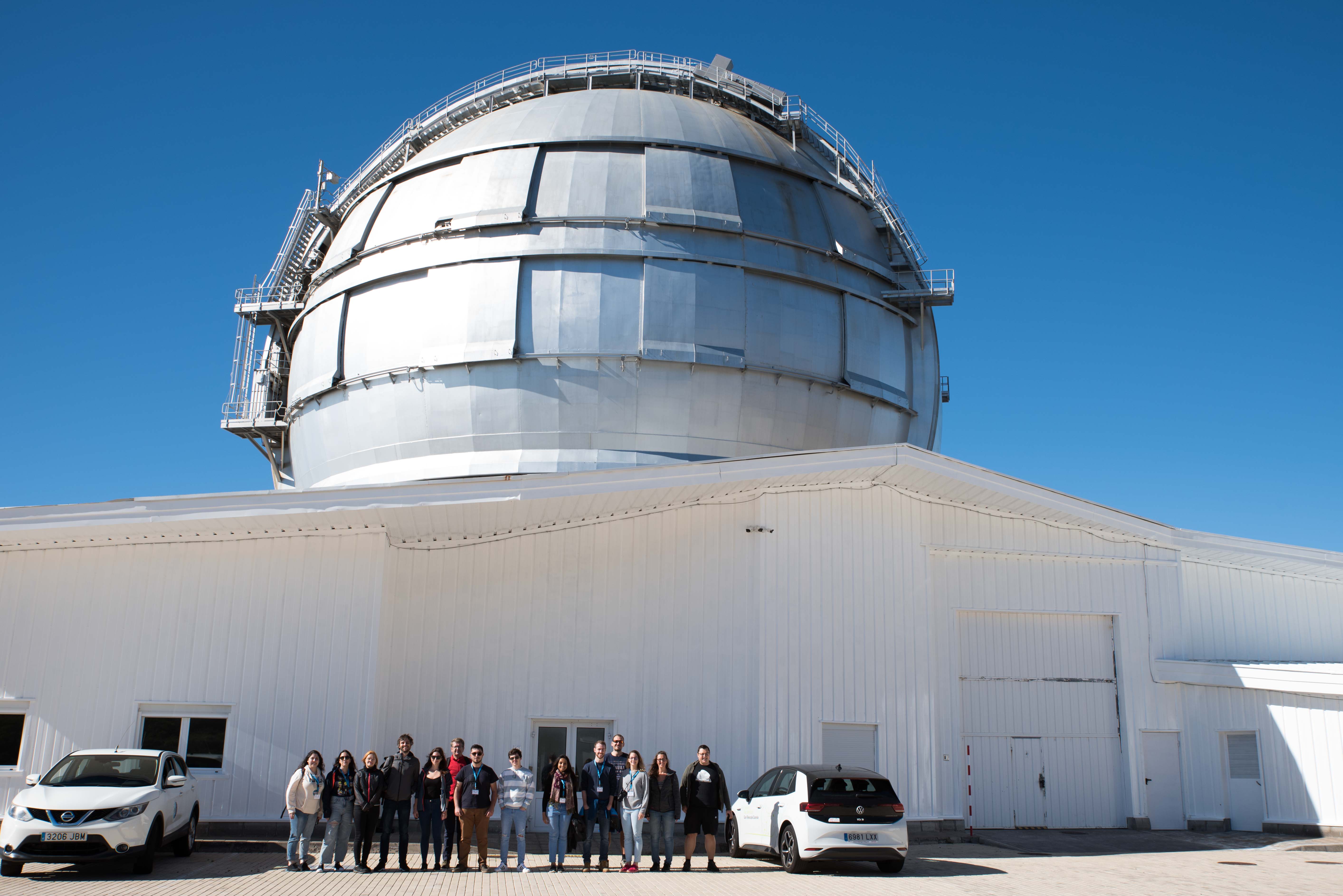 Foto de grupo de los participantes en la Escuela de Verano Erasmus+ “Binarias eclipsantes y astrosismología” 