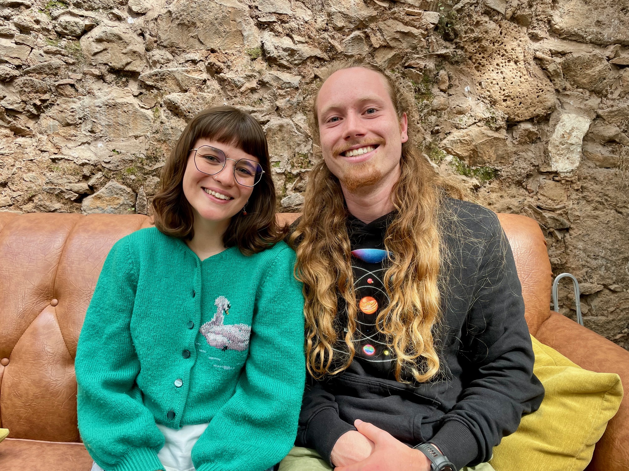 Antonella Schenone y Fynn Dobrindt