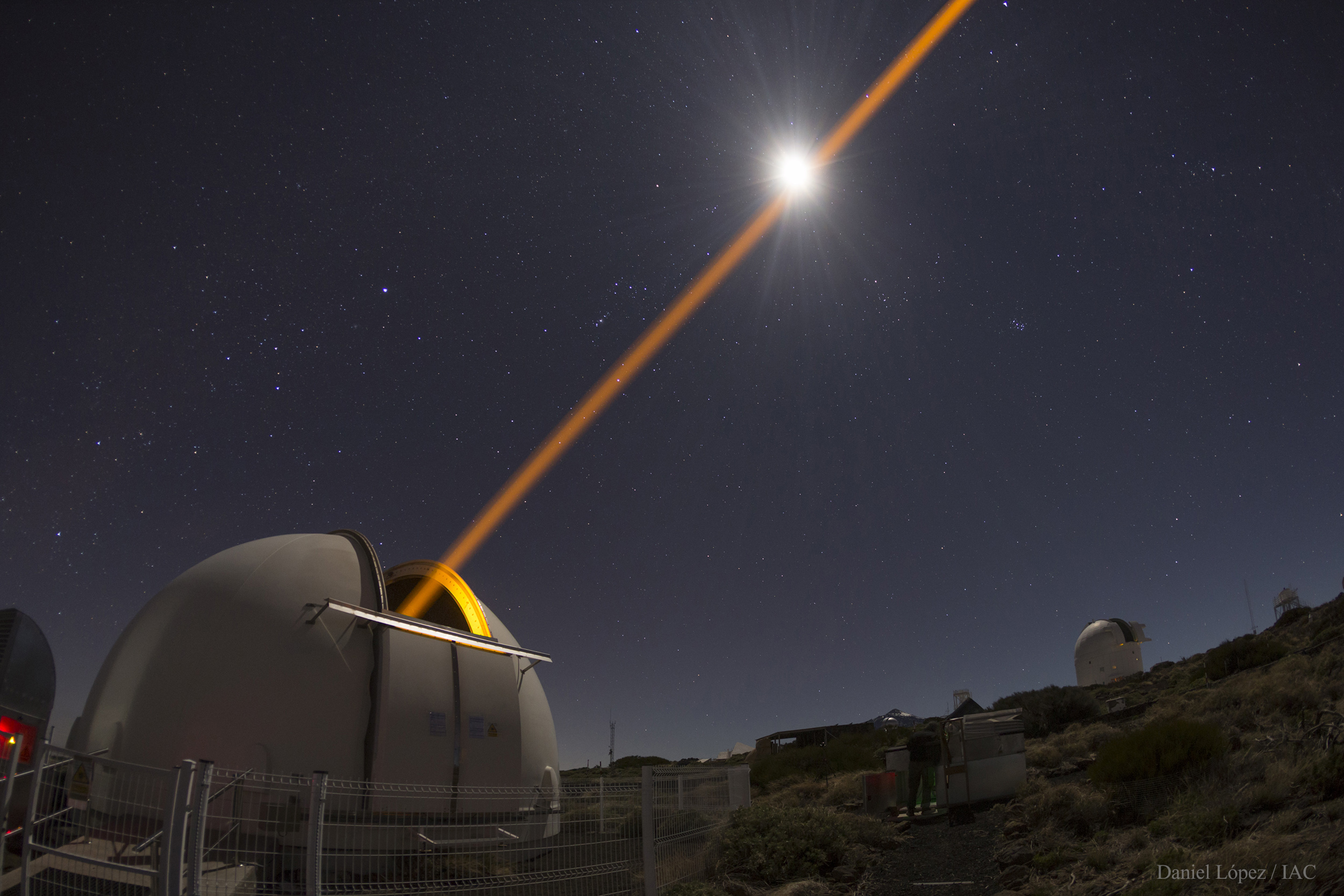 Orange laser in IAC