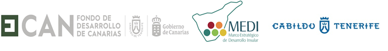 Logos FDCAN, MEDI, Cabildo de Tenerife