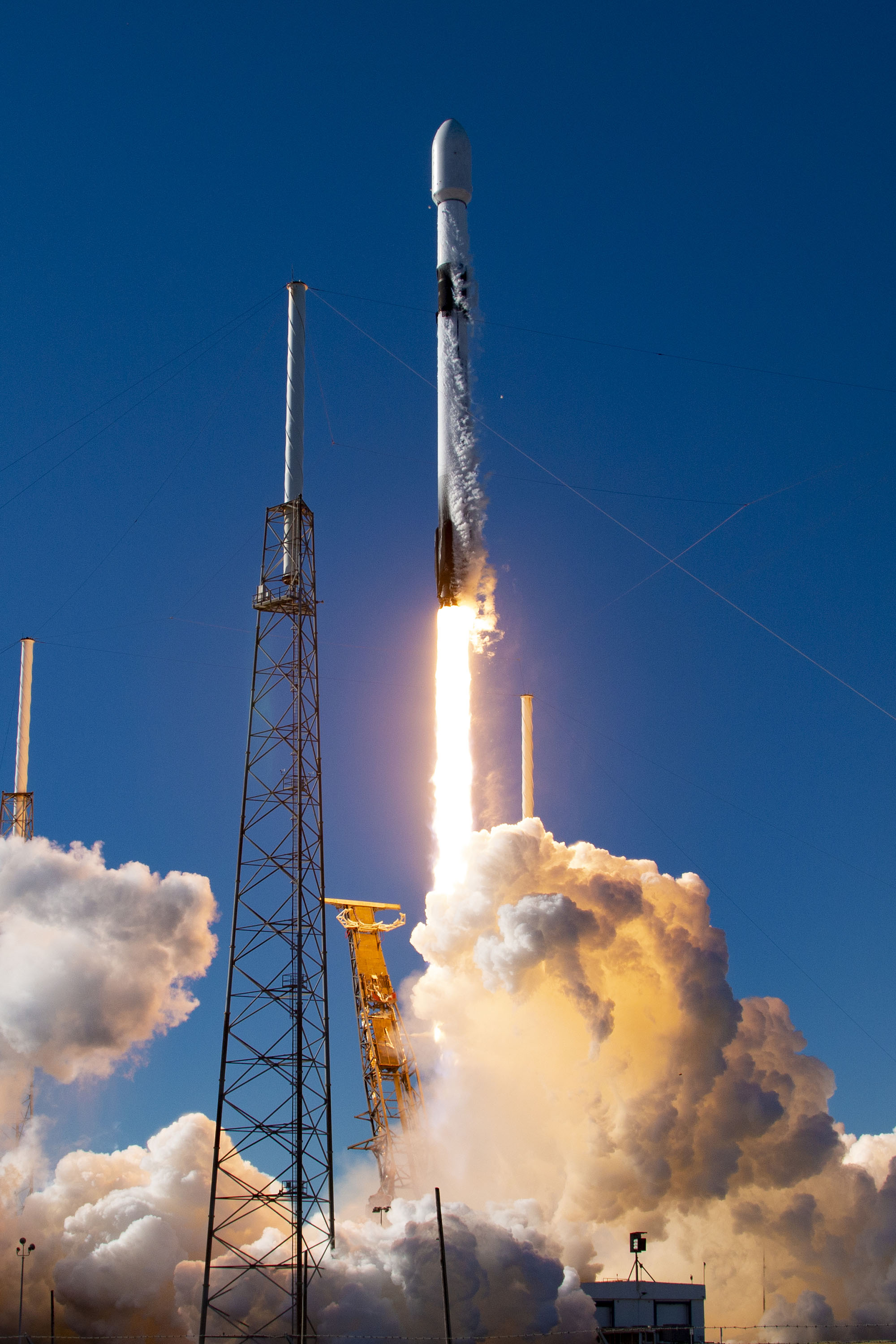 Launch of DRAGO-2 aboard a Space X company Falcon 9 rocket
