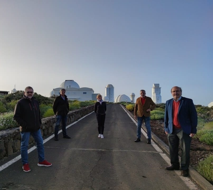 Visit of the ULPGC representatives to the Teide Observatory. Credit: IAC.