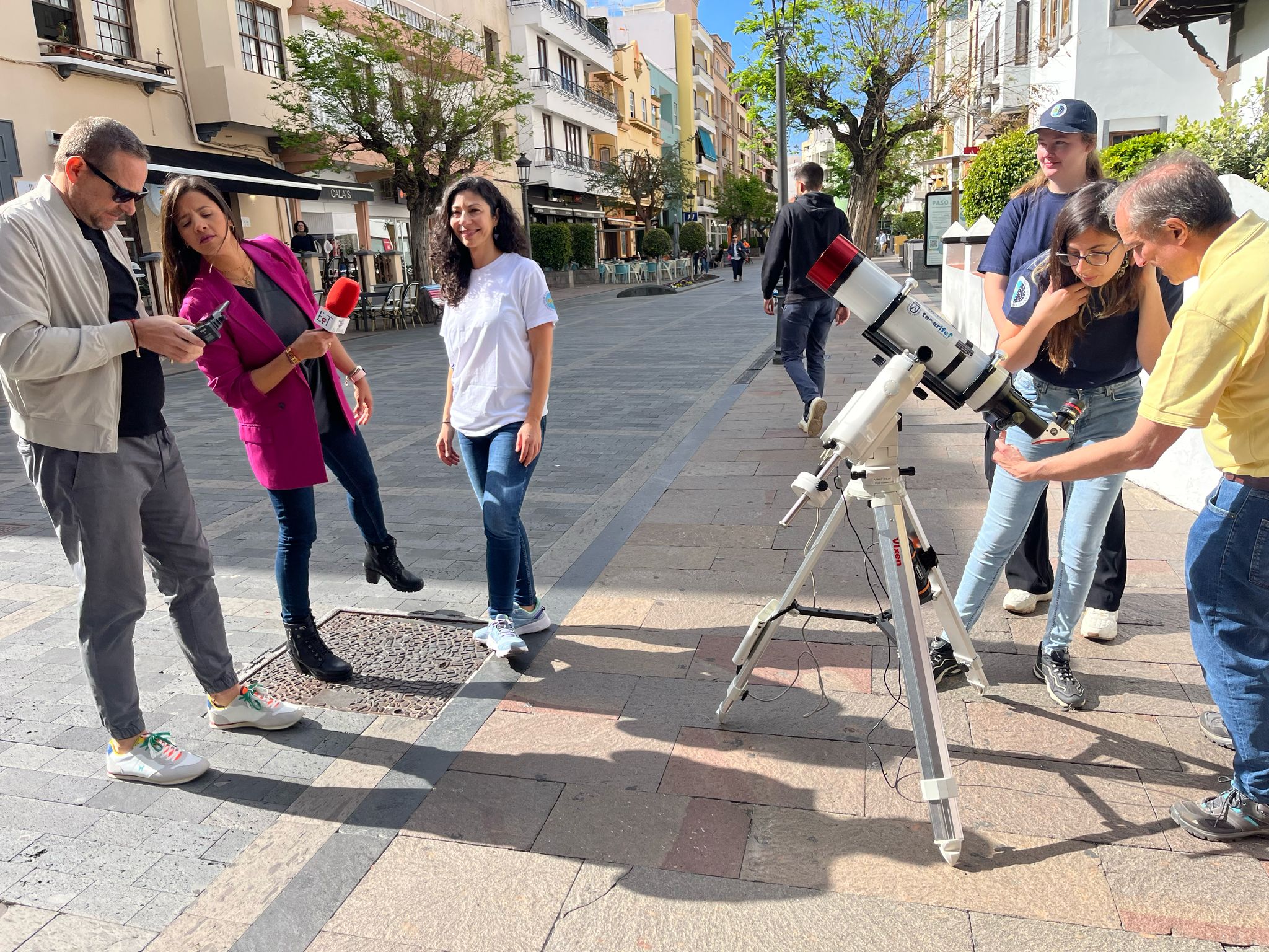Actividad en el CAMP Los Llanos con telescopios solares