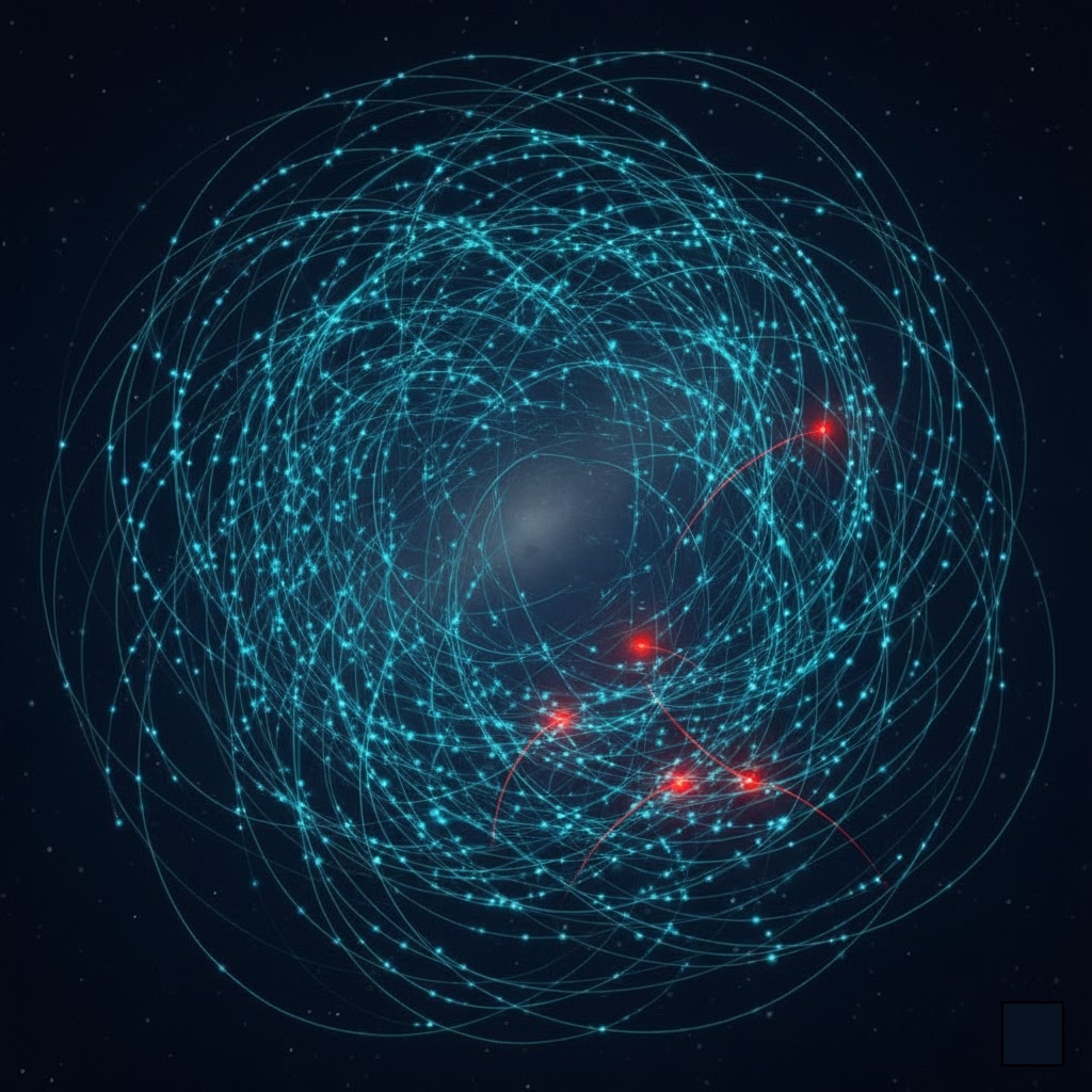 Recreación de colisiones entre partículas de materia oscura que podrían influir en cómo se forman y evolucionan las subestructuras de materia oscura dentro de las galaxias enanas ultradébiles
