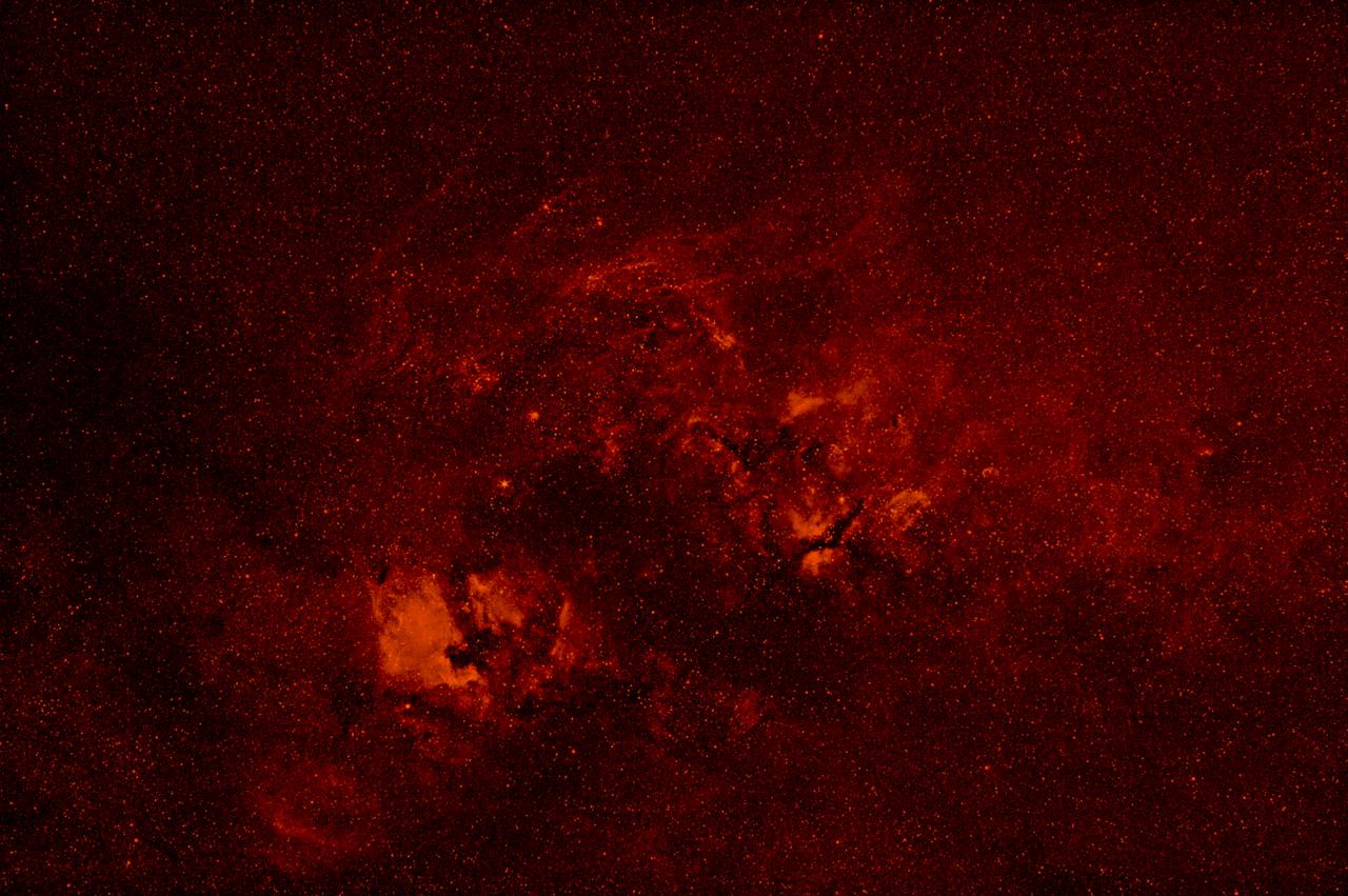 Región del Cisne en Hα-6nm