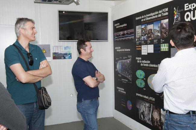 Ignacio Cirac visited the IAC and the Canary Observatories