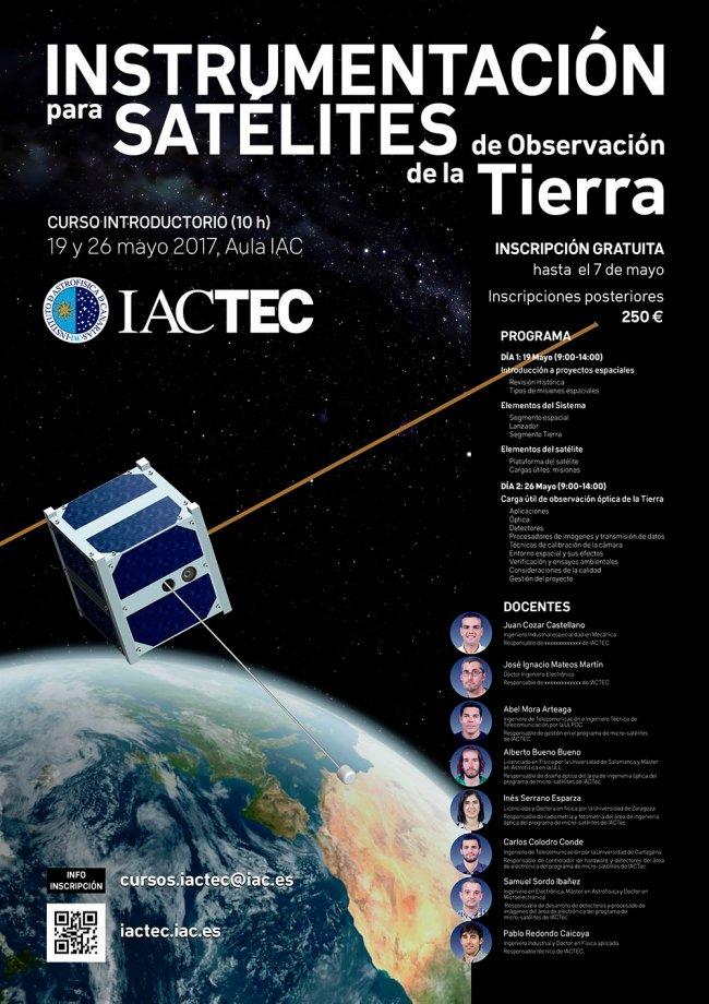 Curso “Introducción a la instrumentación para satélites de observación de la Tierra”