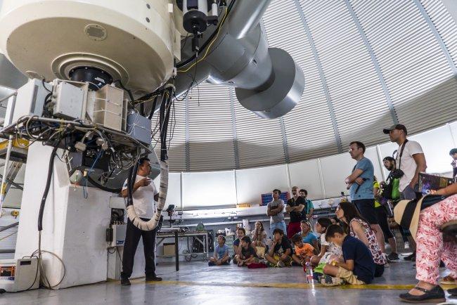 Más de 1.600 personas visitaron el Observatorio del Teide en sus Jornadas de Puertas Abiertas 2017