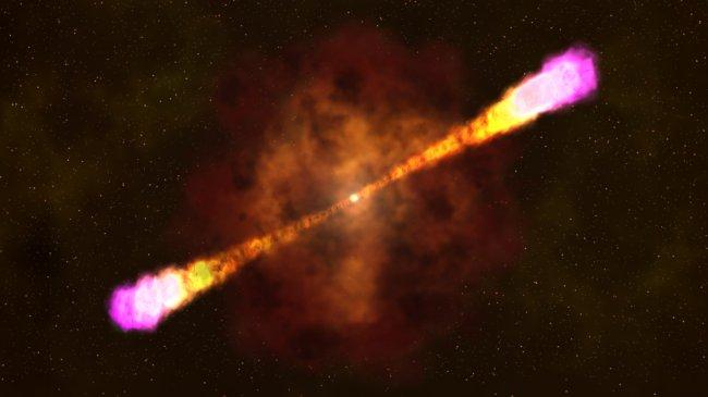 Observado un estallido de rayos gamma con un detalle sin precedentes