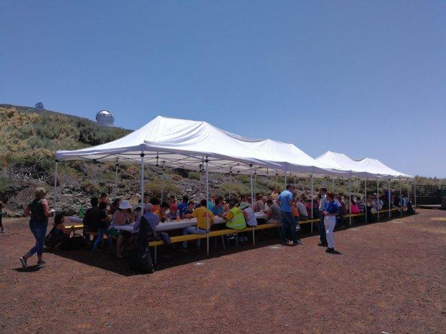 An Open Day for inhabitants of Garafía celebrated at the Roque de los Muchachos Observatory