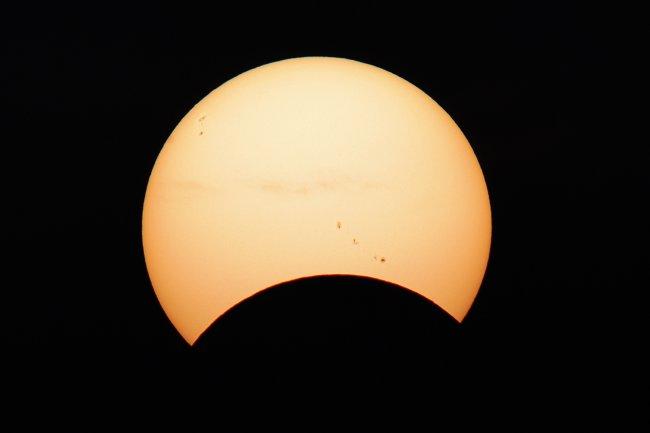 Imágenes del eclipse solar del 21 de agosto de 2017 