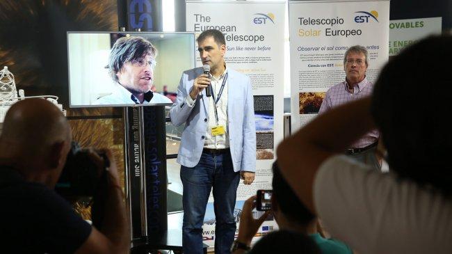 Presentación de la maqueta del Telescopio Solar Europeo en el Museo Elder de Las Palmas