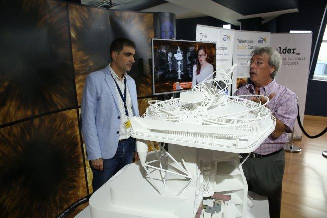 Presentation of the model of the European Solar Telescope at the Elder Museum of Las Palmas