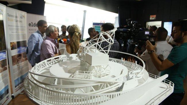 Presentation of the model of the European Solar Telescope at the Elder Museum of Las Palmas