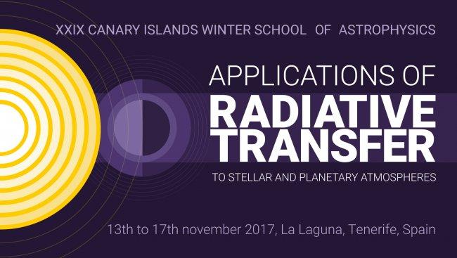 Aplicaciones del transporte radiativo a atmósferas estelares y planetarias en la Escuela de Invierno del IAC