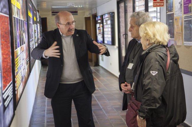 El premio nobel Claude Cohen-Tannoudji visita el IAC y el Observatorio del Teide