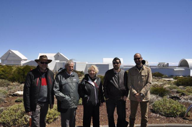 El premio nobel Claude Cohen-Tannoudji visita el IAC y el Observatorio del Teide