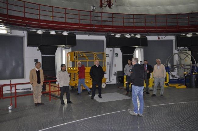 Representatives of the TMT visit the IAC and its observatories