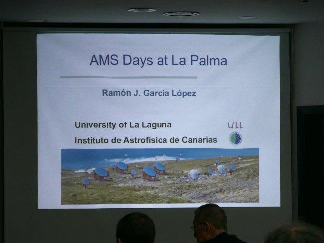 The AMS Conference starts in LaPalma