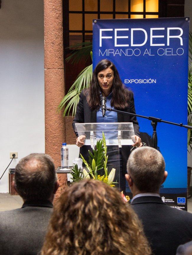 Presentación en La Palma de la exposición “FEDER, mirando el cielo”