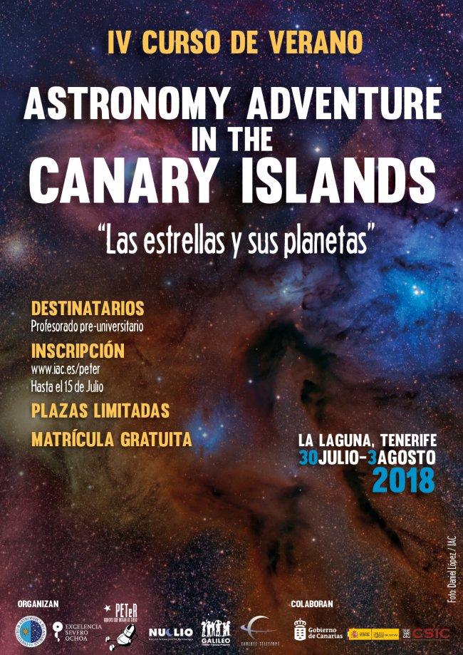 IV Curso Internacional de Verano “Astronomy Adventure in the Canary Islands”
