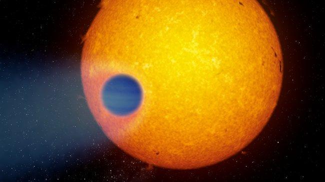 Una señal de helio revela que el exoplaneta WASP-69b tiene una cola como la de un cometa
