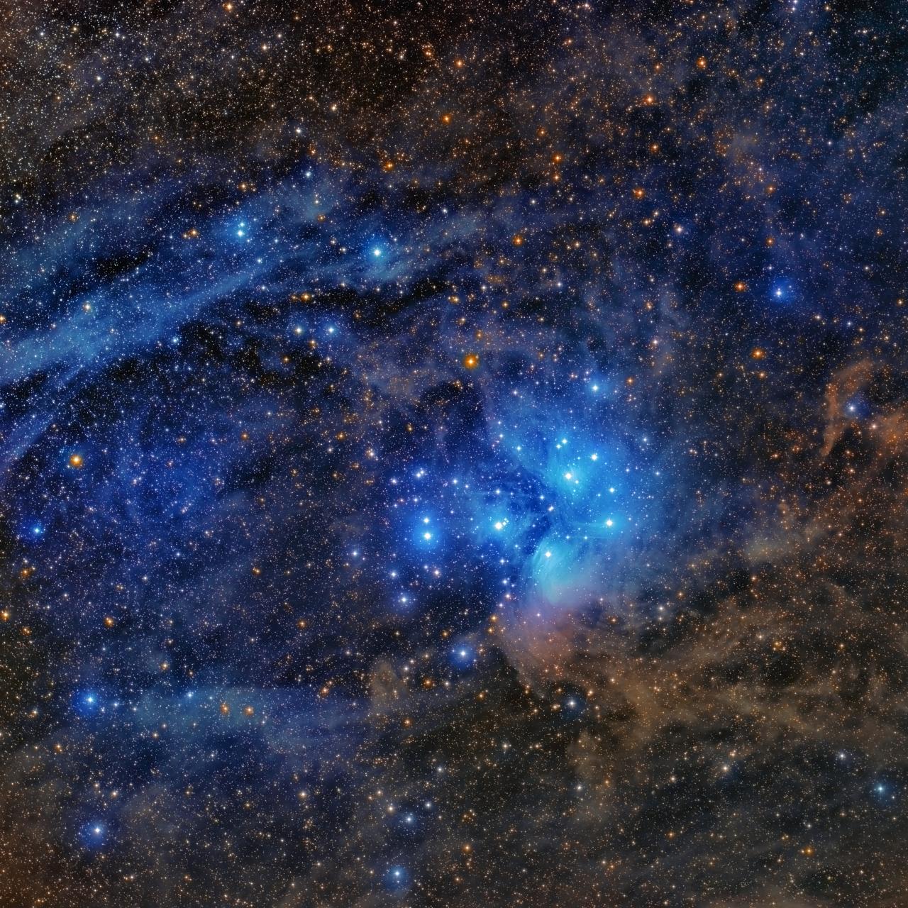 Cúmulo Abierto de las Pléyades (M45)