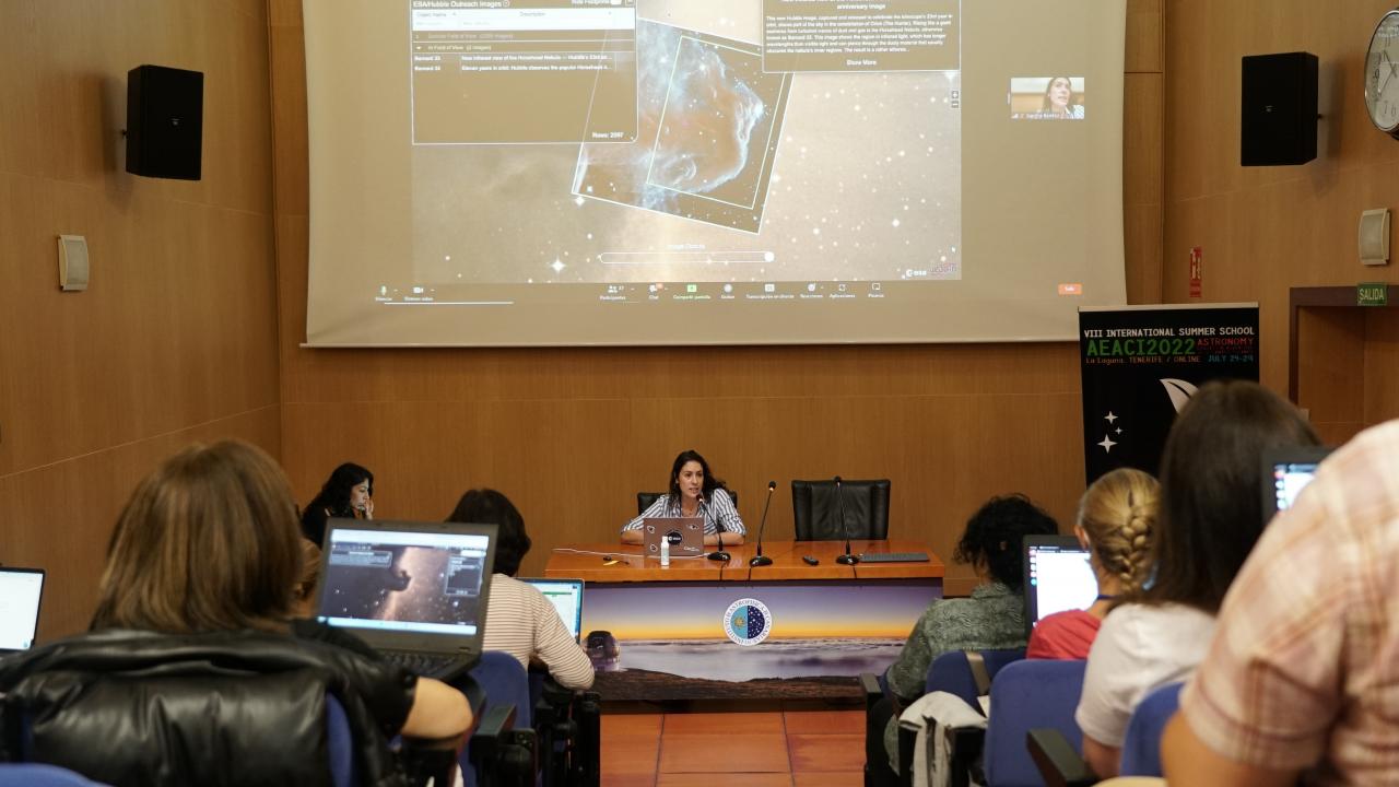 Sandra Benitez (ESA) at the AEACI 2022