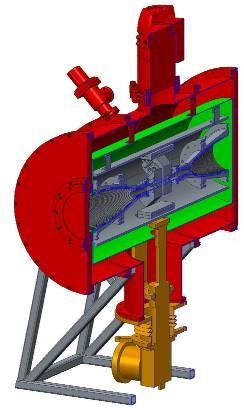 Transversal cut of the instrument