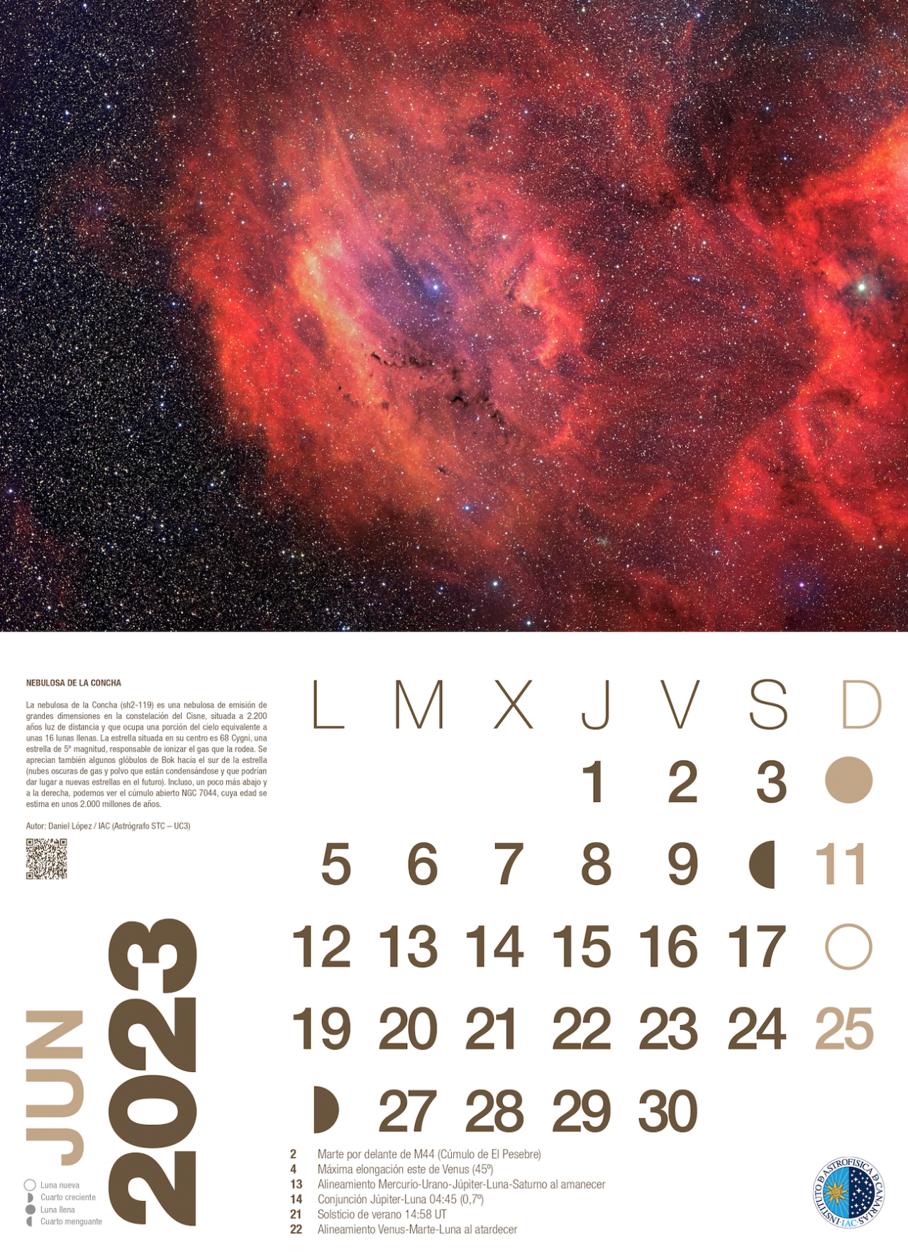 June - Astronomical calendar 2023