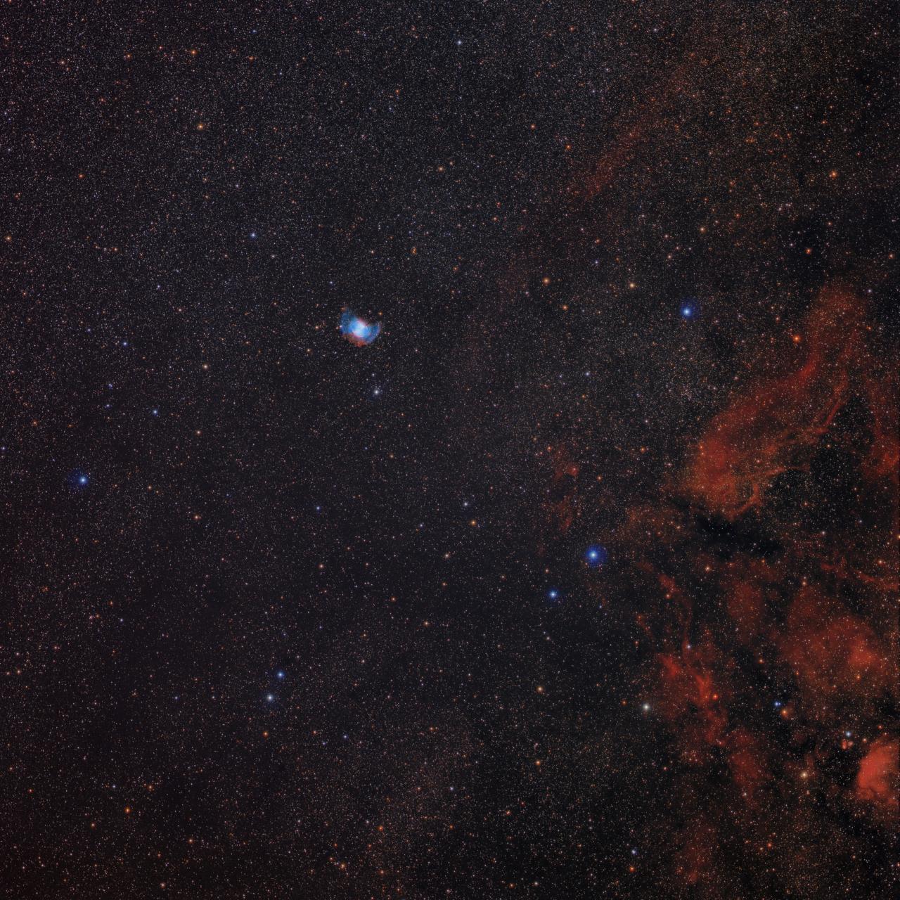 Planetary Nebula Dumbbell (M27, NGC6853)