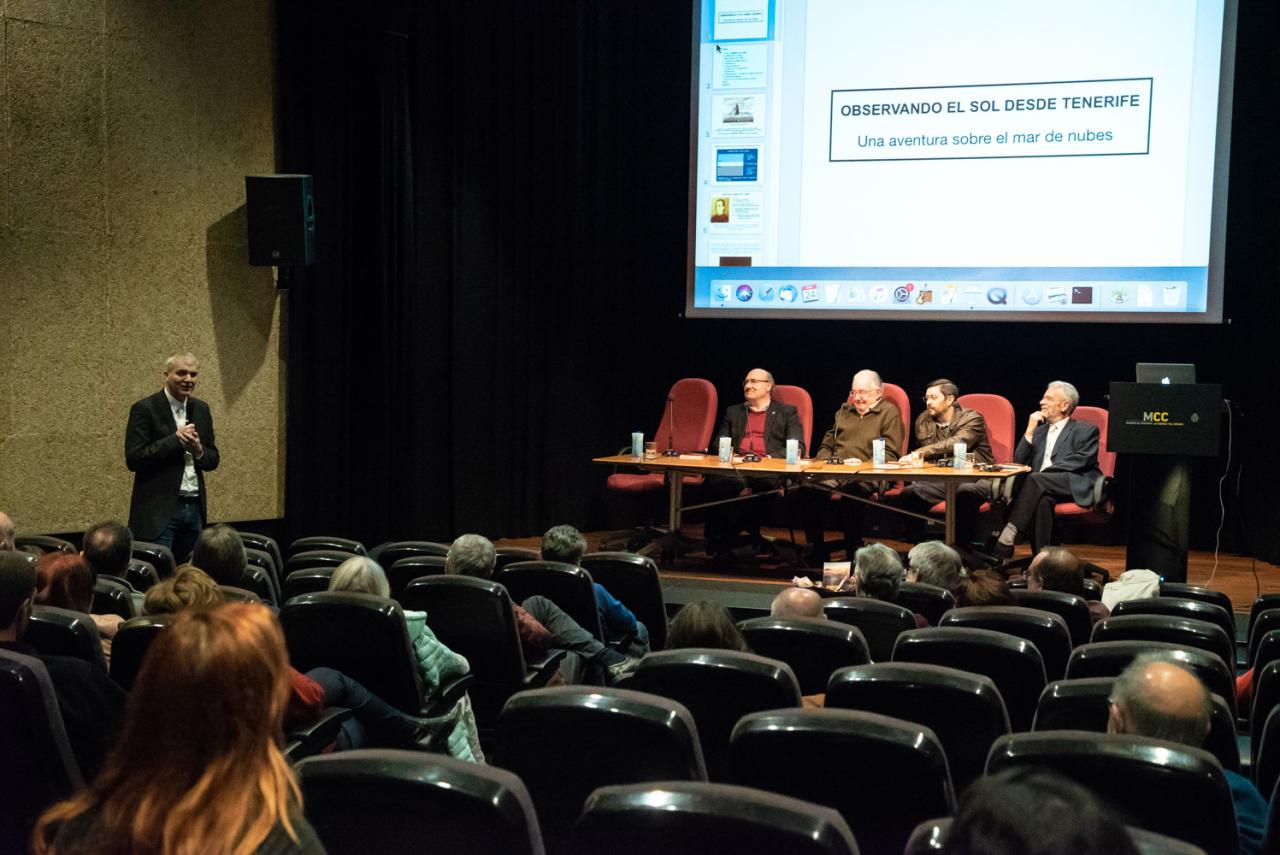 Presentación libro “Observando el Sol desde Tenerife"