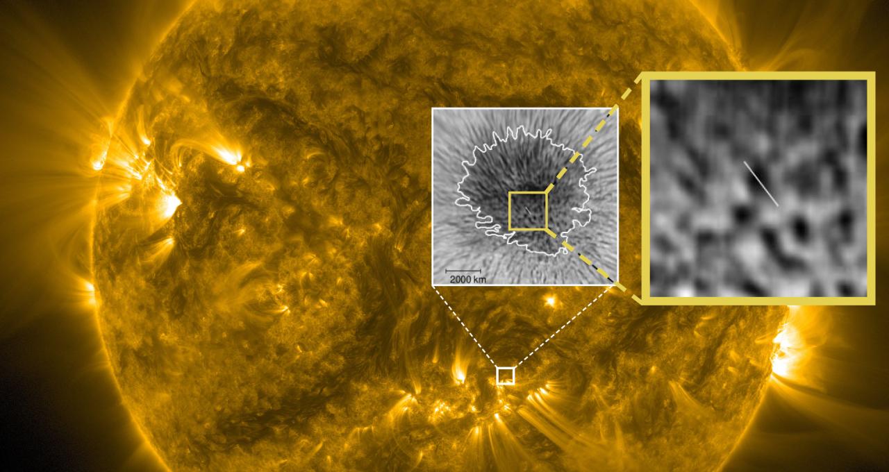  Ondas magnéticas en una mancha solar