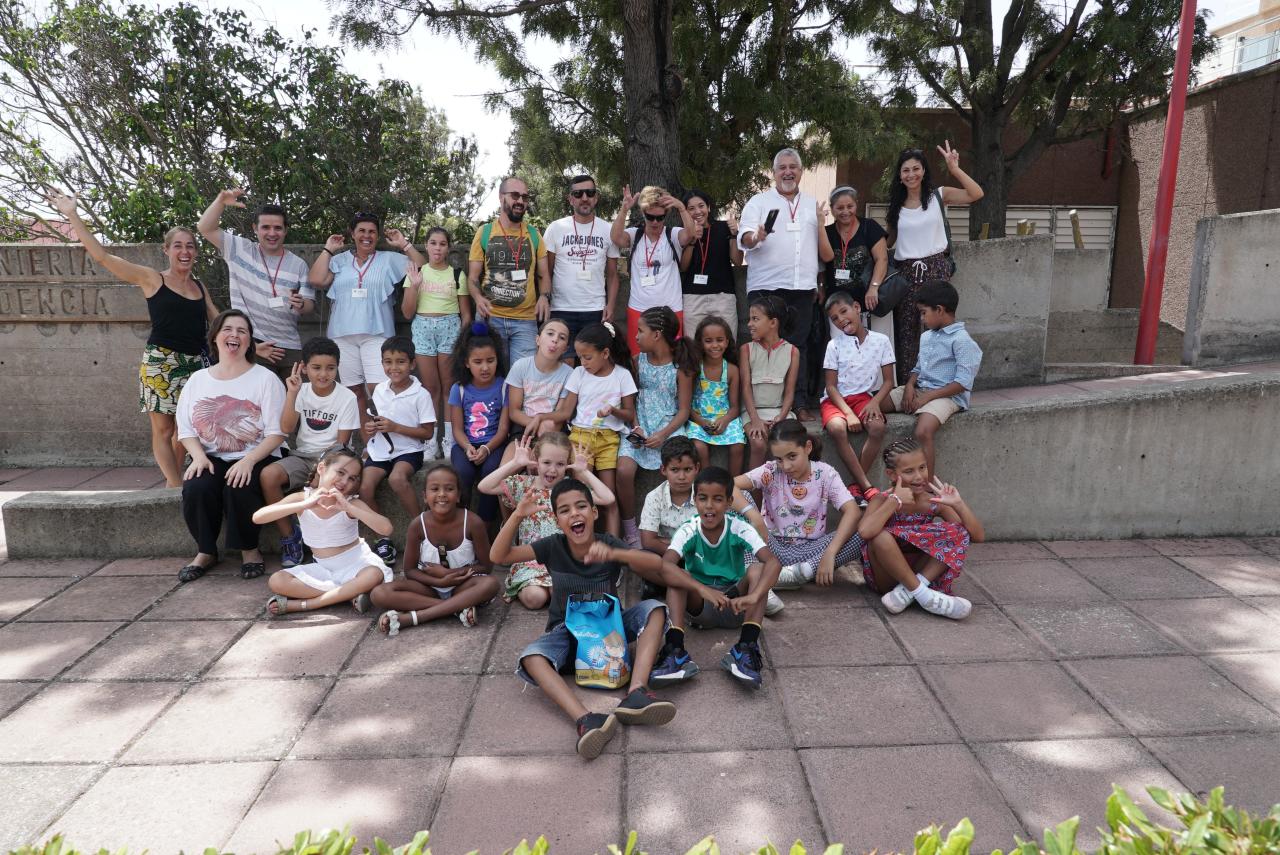 Actividades con niños y niñas saharauis en el MCC y el IAC