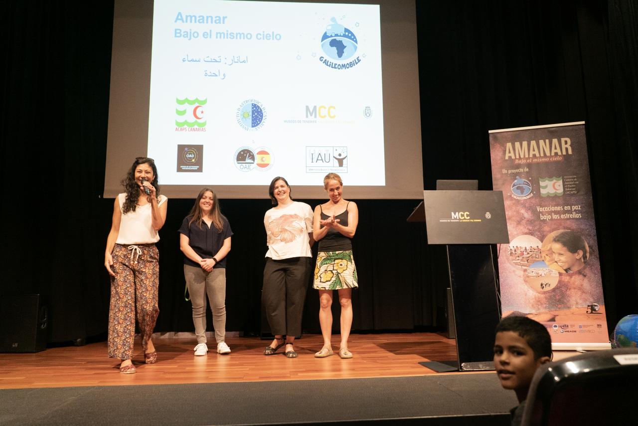 Actividades con niños y niñas saharauis en el MCC y el IAC