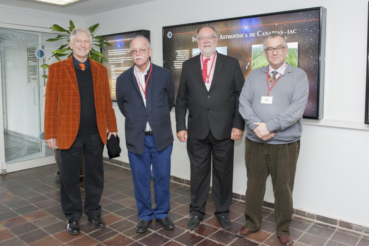 From left to right: Campbell Warden, Leif Edvinsson, Günter Koch and Rodrigo Trujillo