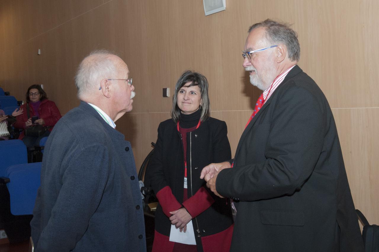 From left to right: Leif Edvinsson, Isabel León Pérez and Günter Koch.